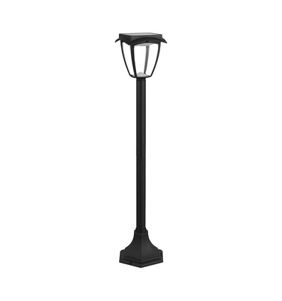 Borne de jardin solaire LED Solara 2W avec capteur - IP65, 93cm, CCT