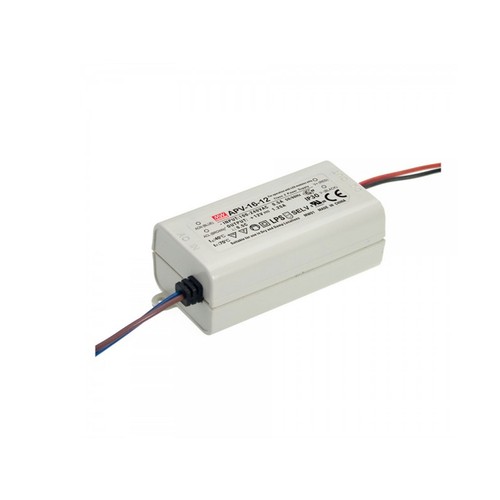 16W / 12V DC strömförsörjning - IP20, 1.33A