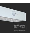 Applique solaire 3W avec capteur - IP65, blanc, 350lm, capteur PIR, extérieur