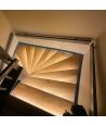 Kit ruban LED COB pour escalier 11W par marche - 24V DC, IP20, Jusqu'à 16 marches, avec capteur