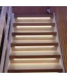 11W per trinn Trappe LED COB-stripesett - 24V DC, IP20, Opptil 16 trinn