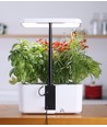 Potager hydroponique LEDlife - Blanc, avec lampe de croissance, 10 emplacements, minuterie, 2,8L