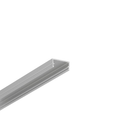 Profilé en aluminium 2m BEGTON12 J/S - Anodisé, en saillie, rail LED