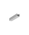 Profilé en aluminium 2m HOOD14 F/U1 - Anodisé, montage en applique, rail LED