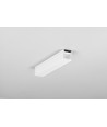 2m aluminiumprofil LEVEL12 C/U1 - Vitlackerad, utanpåliggande, LED-skena