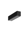 1m aluminium profiel LINEA20 EE7F/TY - Zwart geanodiseerd, opbouw, LED profiel