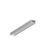 1m aluprofil SLIM8 AC2/Z - Anodiseret, påbygning, LED skinne