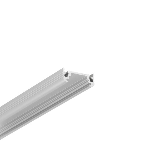 2m aluminium profiel SURFACE10 BC/UX - Geanodiseerd, opbouw, LED profiel