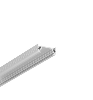 2m aluminium profiel SURFACE10 BC/UX - Geanodiseerd, opbouw, LED profiel
