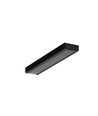 2m aluminium profiel SURFACE10 BC/UX - Zwart geanodiseerd, opbouw, LED profiel