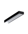 Profilé aluminium 2m SURFACE10.V2 BC/U - Noir anodisé, montage en saillie, rail LED