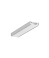 2m aluminiumprofiel SURFACE14 EE7F/TY - Onbehandeld aluminium, opbouw, LED-profiel
