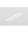 Profilé aluminium 1m SURFACE14 EE7F/TY - Blanc laqué, montage en saillie, rail LED
