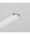 2m aluminium profiel SURFACE14.V2 EE7F/Y - Wit gelakt, opbouw, LED profiel
