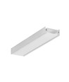 2m aluminiumprofiel SURFACE14.V2 EE7F/Y - Onbewerkt aluminium, opbouw, LED-profiel