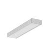 2m aluminiumprofiel SURFACE14.V2 EE7F/Y - Onbewerkt aluminium, opbouw, LED-profiel