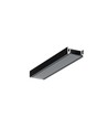 Profilé aluminium 2m SURFACE14.V2 EE7F/Y - Anodisé noir, montage en applique, rail LED