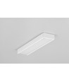 2m aluminium profiel SURFACE14.V2 EE7F/Y - Wit gelakt, opbouw, LED profiel