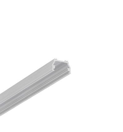 Profilé aluminium 1m UNI12 BCD/U - Aluminium brut, montage en applique, rail LED