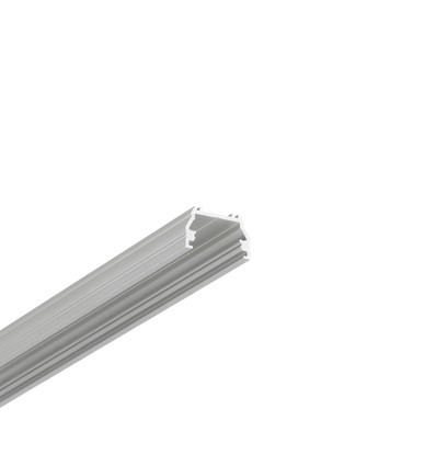 Profilé en aluminium 2m UNI12 BCD/U - Anodisé, en applique, rail LED