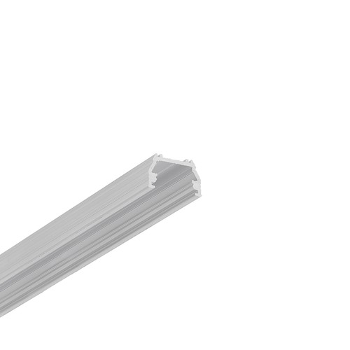 2m aluprofil UNI12 BCD/U - Obehandlad aluminium, utanpåliggande, LED list