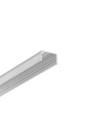 Profilé aluminium 2m UNI14 BC3/Y - Aluminium brut, montage en saillie, rail LED