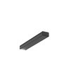 Profilé en aluminium 2m UNI14 BC3/Y - Noir anodisé, montage en applique, rail LED