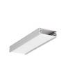 Profilé alu 1m WIDE24 G/W - Anodisé, en applique, rail LED