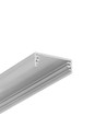 Profilé alu 2m WIDE24 G/W - Aluminium brut, montage en applique, rail LED
