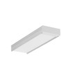 Profilé alu 2m WIDE24 G/W - Aluminium brut, montage en applique, rail LED