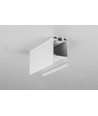 Profilé en aluminium 1m COMBO30-01 ACDE-9 - Blanc laqué, montage en saillie, rail LED