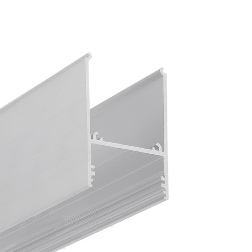 2m aluprofil COMBO30-01 ACDE-9 - Ubehandlet aluminium, påbygg, LED skinne