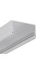 Profilé aluminium 2m LOWI C10 - Aluminium brut, montage en saillie, rail LED