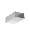 2m aluminium profiel LOWI C10 - Geanodiseerd, opbouw, LED profiel