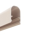 Profilé en aluminium 1m NAMI23 CD-9 - Beige laqué, montage en saillie, rail LED