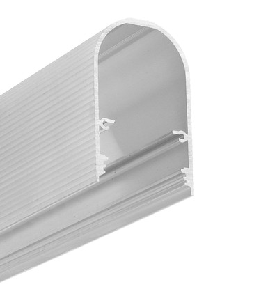 Profilé aluminium 2m NAMI23 CD-9 - Aluminium brut, montage en applique, rail LED