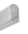 2m aluminiumprofiel NAMI23 CD-9 - Onbehandeld aluminium, opbouw, LED-profiel