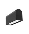 Profilé en aluminium 1m NAMI23 CD-9 - Gris noir laqué, en applique, rail LED