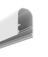 Profilé en aluminium 2m NAMI23 CD-9 - Blanc laqué, montage en applique, rail LED