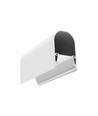 Profilé en aluminium 2m NAMI23 CD-9 - Blanc laqué, montage en applique, rail LED