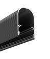 Profilé en aluminium 2m NAMI23 CD-9 - Gris foncé laqué, montage en applique, rail LED