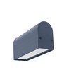 1m aluminium profiel NAMI23 CD-9 - Stofblauw gelakt, opbouw, LED profiel