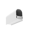 Profilé en aluminium 2m NAMI23 CD-9 - Blanc laqué, montage en applique, rail LED