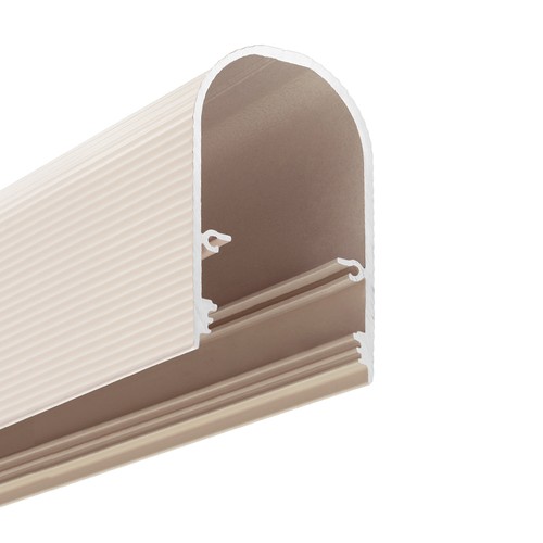Profilé aluminium 2m NAMI23 CD-9 - Beige laqué, montage en applique, rail LED