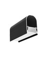 2m aluminiumprofiel NAMI23 CD-9 - Zwart geanodiseerd, opbouw, LED-profiel
