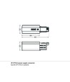 Profilé en aluminium 2m PHIL.V2 C10/Q9 - Anodisé noir, en applique, rail LED