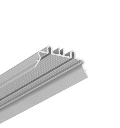 2m accessoiresprofiel PHIL.V2 - Geanodiseerd, opbouw, LED-profiel