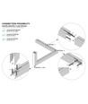 2m accessoiresprofiel PHIL.V2 - Geanodiseerd, opbouw, LED-profiel