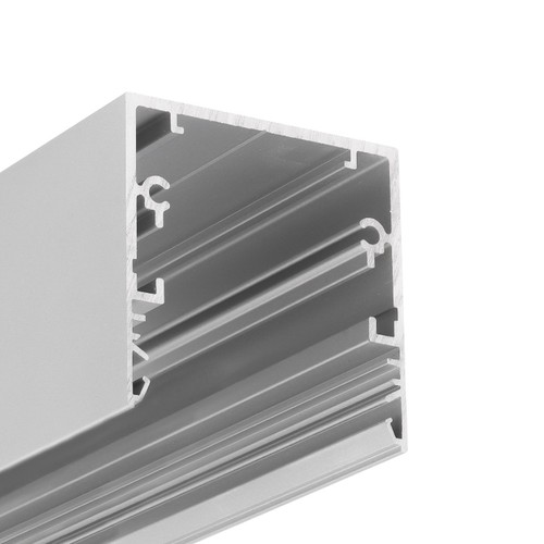 1m aluminium profiel PHIL53 C10 - Geanodiseerd, opbouw, LED profiel