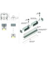 2m accessoiresprofiel PHIL.V2 - Geanodiseerd, opbouw, LED-profiel